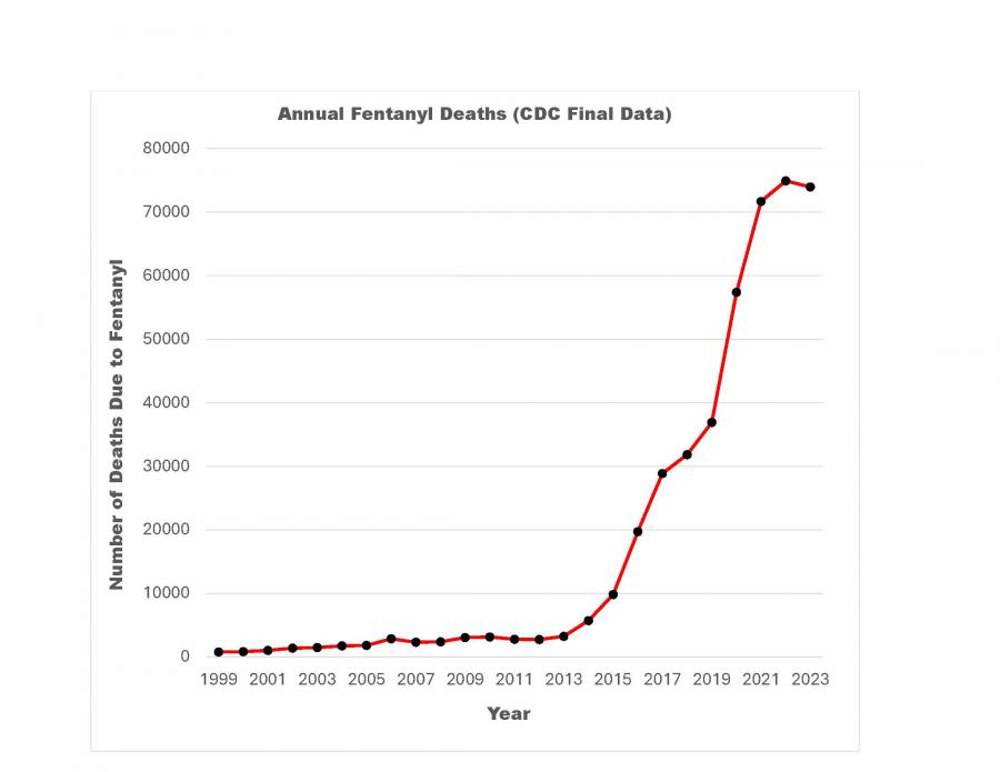 Black Males and Native American Males Have Highest Death Rates due to Fentanyl, as Revealed by Disaggregated CDC Data