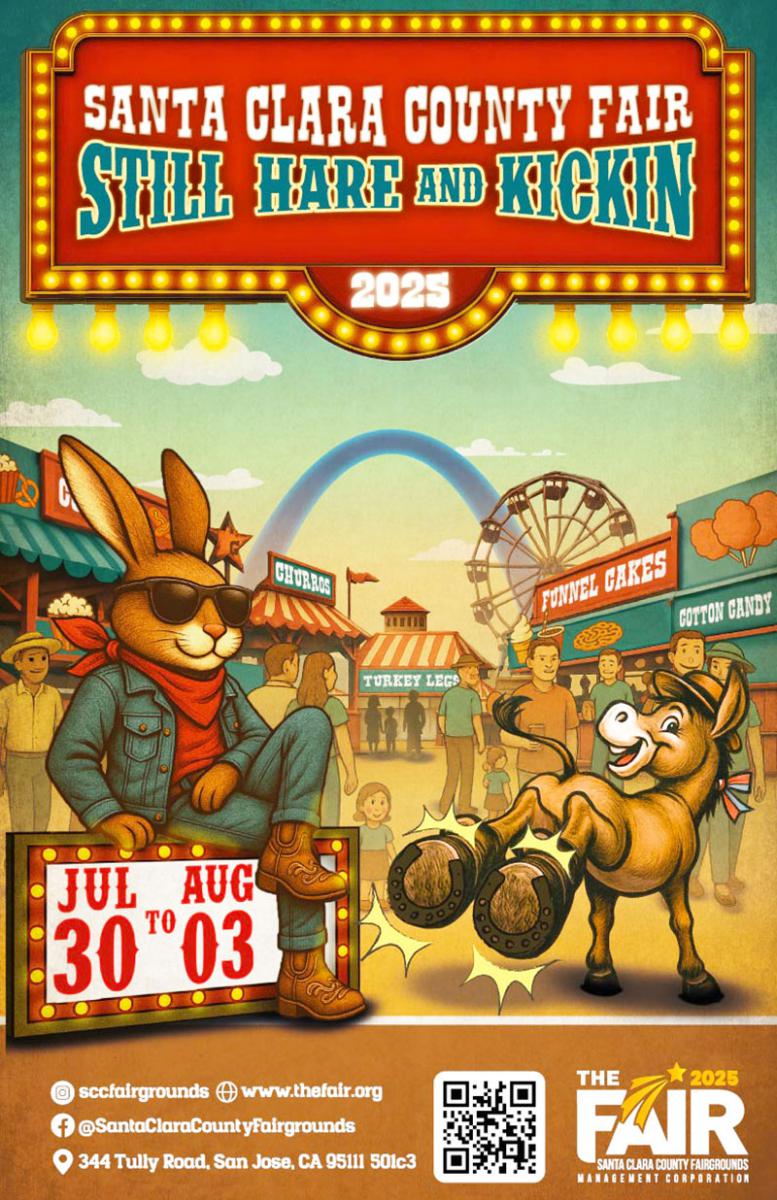 Santa Clara County Fair Celebrates 81 Years  July 30 to August 3, 2025