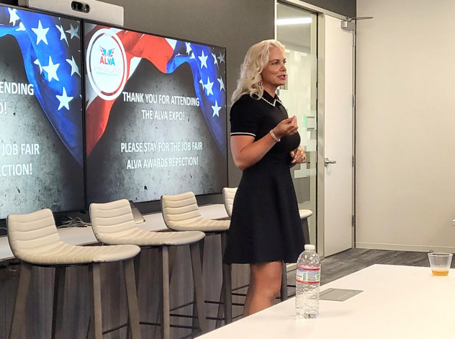 Kate Monroe, CEO of VETCOMM US, Inspires at American Latino Veterans Association Event