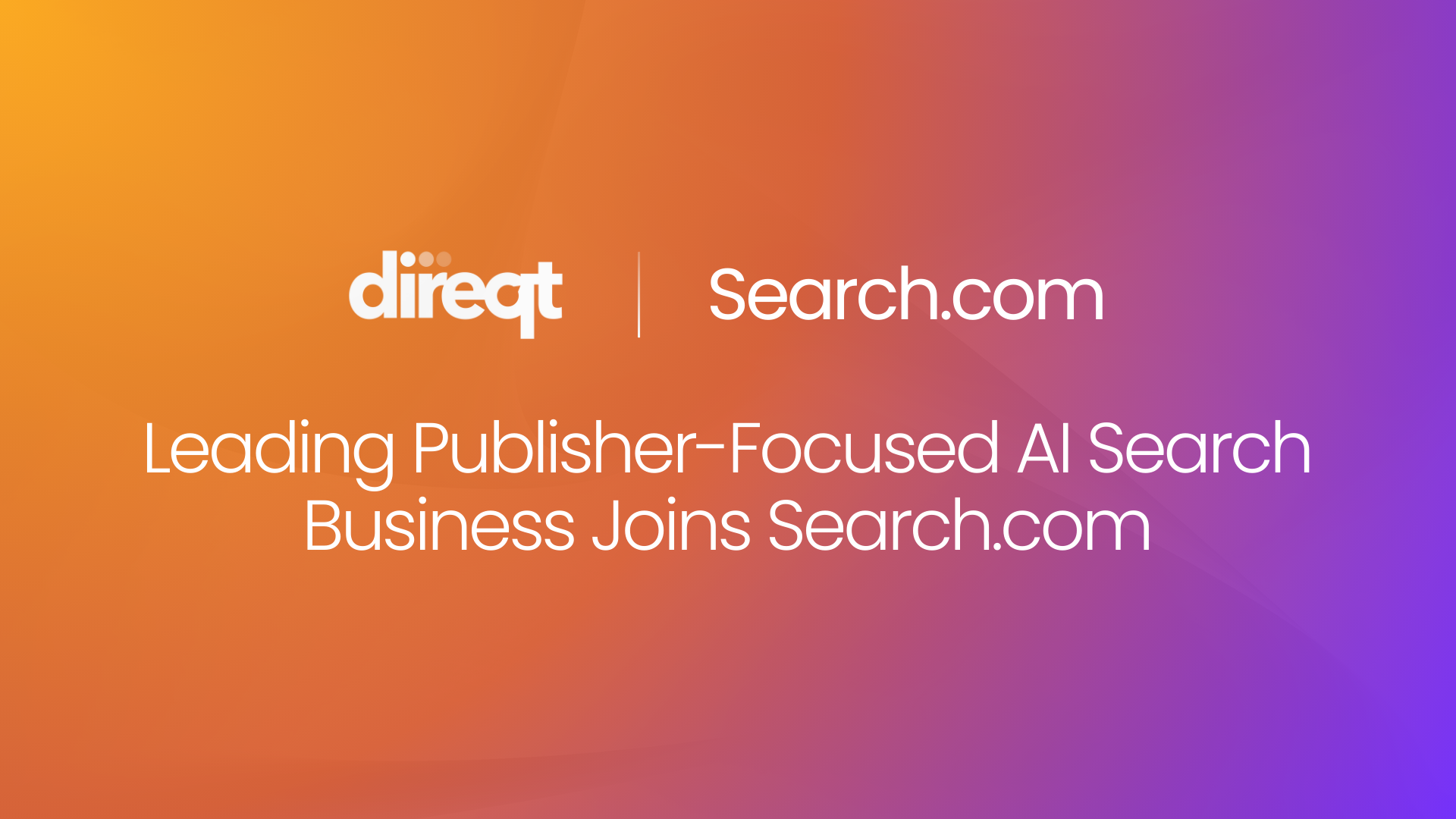Search.com Acquires Direqt AI Search