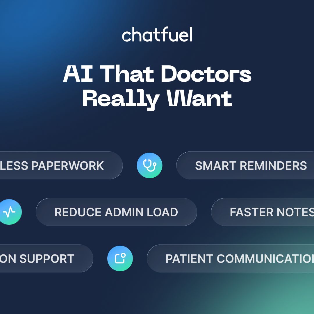 As Private Clinics Struggle With Administrative Costs, Chatfuel Launches AI Receptionist