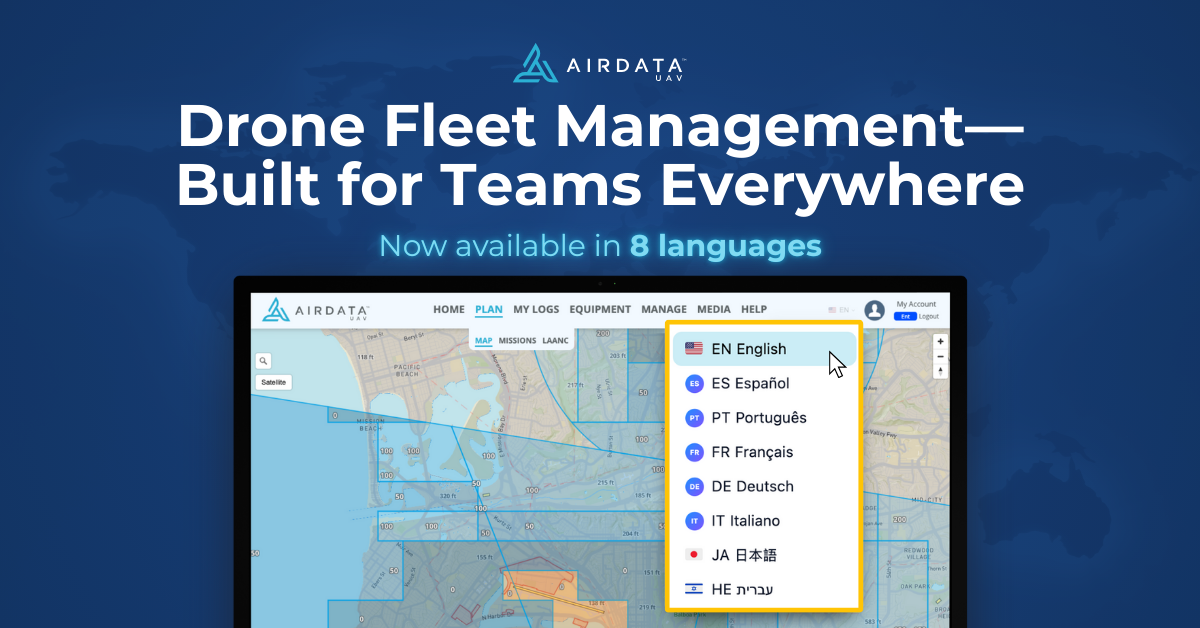 AirData Expands Global Accessibility With Platform Translation in 8 Languages