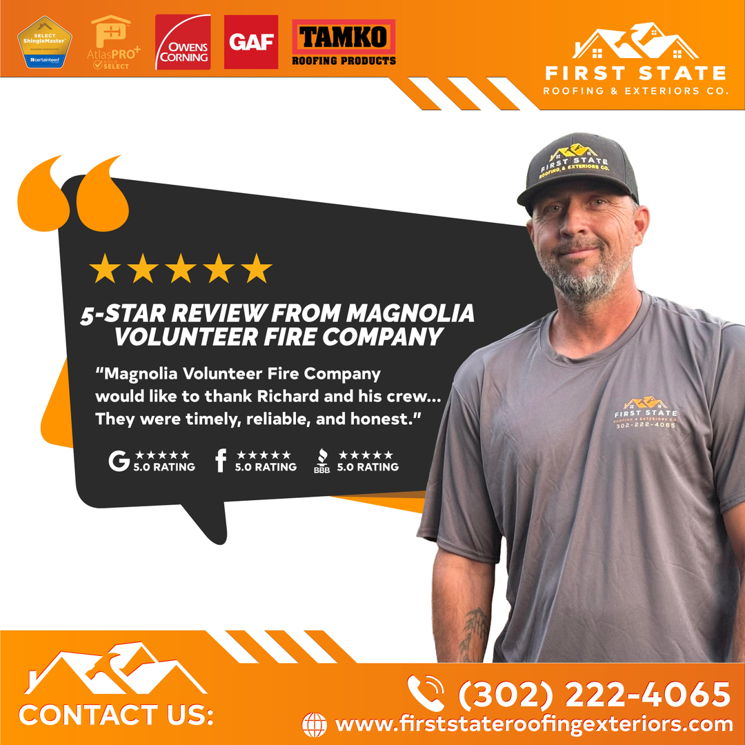 First State Roofing & Exteriors Co. Expands Roofing Services Across Dover and Milford, Delaware